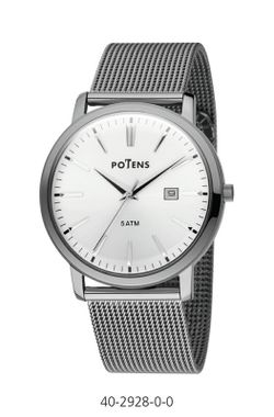 Reloj Potens Hombre 40-2928-0-0 Acero Negro Milano