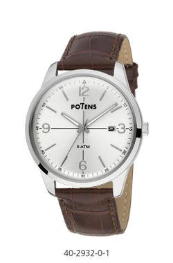 Reloj Potens Hombre 40-2932-0-1 Piel Marrón Milano