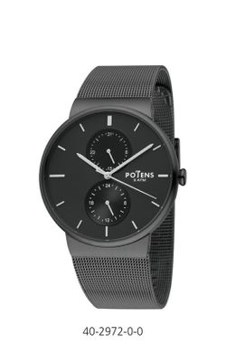 Reloj Potens Hombre 40-2972-0-0 Acero Negro