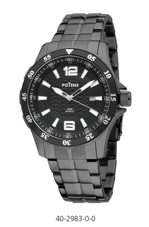 Montre Homme Potens 40-2983-0-0 Noir