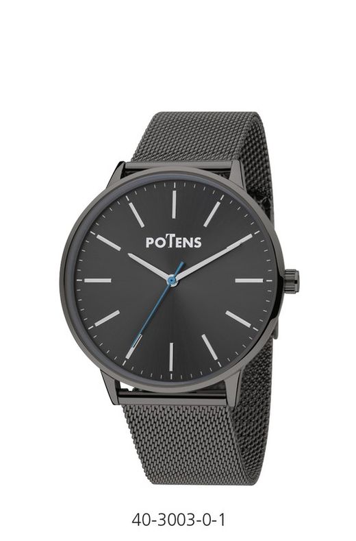 Potens Men's Watch 40-3003-0-1 Mat Gray