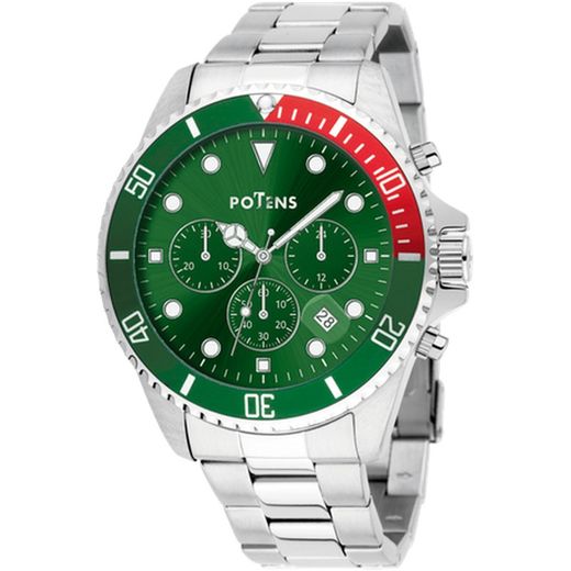 Potens Men's Watch 40-3028-0-6 Steel