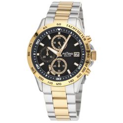 Reloj Potens Hombre 40-3038-0-1 Acero Bicolor Dorado Cronógrafo Analógico