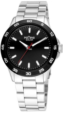 Reloj Potens Hombre 40-3041-0-1 Acero Bicolor Negro Analógico