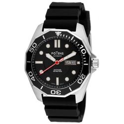 Reloj Potens Hombre 40-3050-0-1 Sport Negro Acero Automático