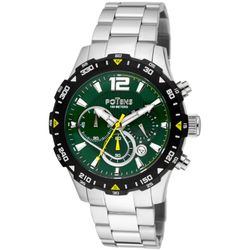 Reloj Potens Hombre 40-3051-0-2 Cronógrafo Acero Analógico