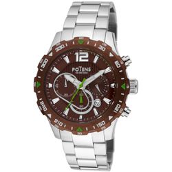Reloj Potens Hombre 40-3051-0-3 Cronógrafo Acero Analógico