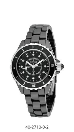Reloj Potens Mujer 40-2710-0-2 Cerámica Negra
