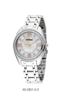 Reloj Potens Mujer 40-2801-0-3 Acero