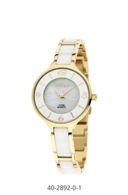 Reloj Potens Mujer 40-2892-0-1 Cerámica Blanca