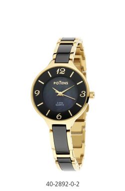 Reloj Potens Mujer 40-2892-0-2 Cerámica Negra