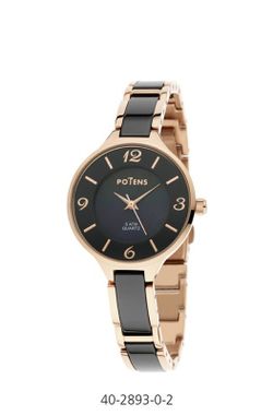 Reloj Potens Mujer 40-2893-0-2 Cerámica Negra