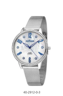 Reloj Potens Mujer 40-2912-0-3 Acero Esterilla