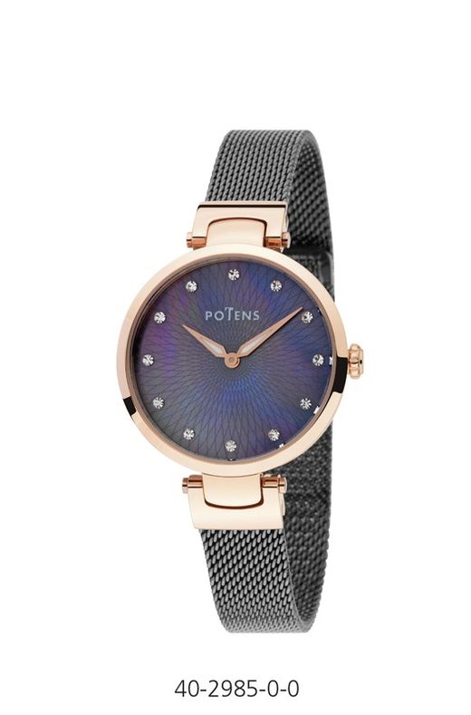 Potens Women's Watch 40-2985-0-0 Mat Black