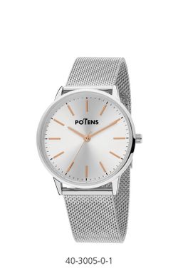 Reloj Potens Mujer 40-3005-0-1 Acero Esterilla