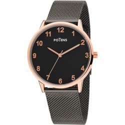 Reloj Potens Mujer 40-3006-0-2 Acero Negro