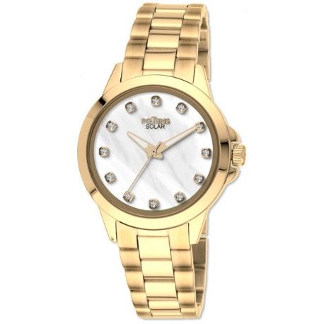 Reloj Potens Mujer 40-3047-0-1 Acero Dorado Solar