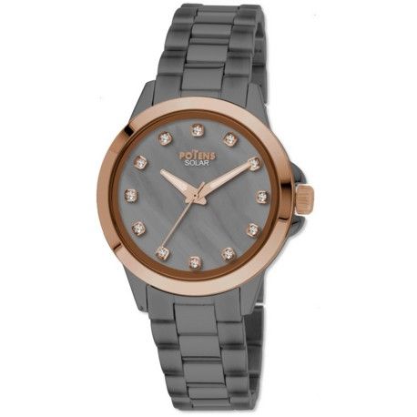 Reloj Potens Mujer 40-3048-0-1 Acero Gris Solar
