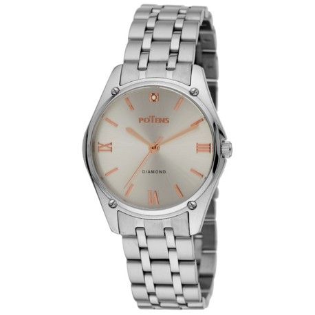 Reloj Potens Mujer 40-3052-0-1 Acero Analógico