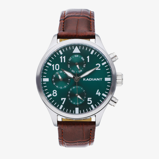 Reloj Radiant Hombre RA612709 Piel Marrón Caiman
