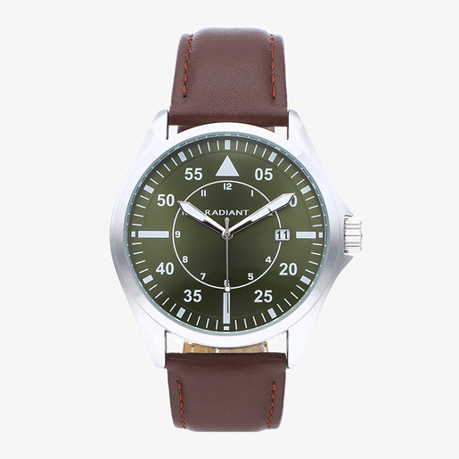 Radiant Men's Watch RA665204 Brown Leather Cary