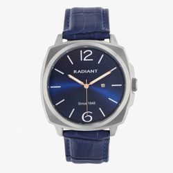 Reloj Radiant Hombre RA678203 Paul Piel Azul Acero Analógico