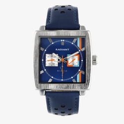 Reloj Radiant Hombre RA679703 Steve Piel Azul Acero Analógico