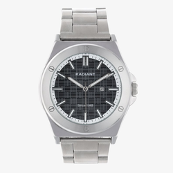 Reloj Radiant Hombre RA680203 Brando Negro Acero Plateado Analógico