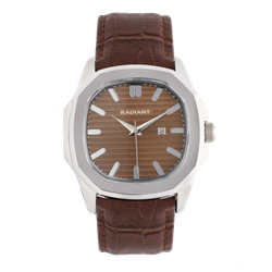 Reloj Radiant Hombre RA697203 Piel Marrón Acero Analógico