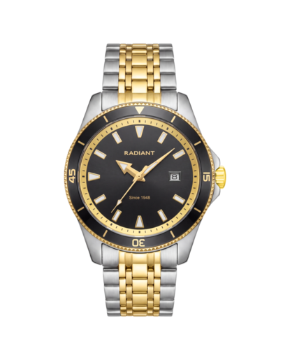 Reloj Radiant Hombre RAM102204 Acero Bicolor Dorado Analógico