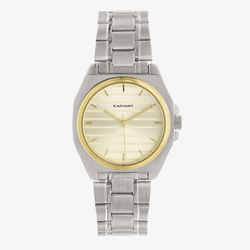 Reloj Radiant Mujer RA671203 Brigitte Dorado Acero Plateado Analógico