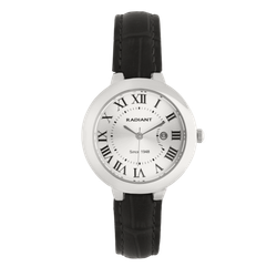 Reloj Radiant Mujer RA684204 Piel Negra Acero Analógico
