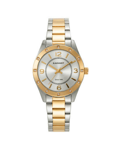 Reloj Radiant Mujer RA708203 Acero Bicolor Dorado Analógico