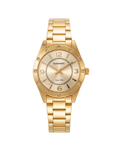 Reloj Radiant Mujer RA708204 Acero Dorado Analógico