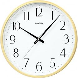 Reloj Rhythm De Pared CMG122NR07 Decorativos Redondo Dorado