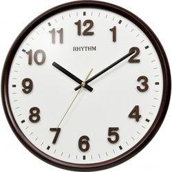 Horloge murale décorative ronde marron Rhythm CMG127NR06