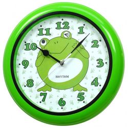 Reloj Rhythm De Pared CMG505BR05 Básico Redondo Verde