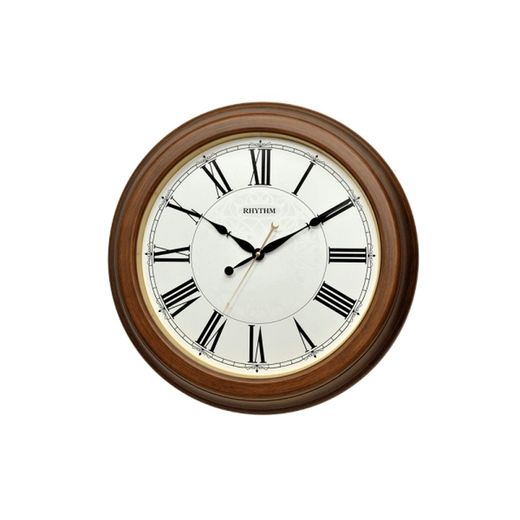 Rellotge Rhythm De Paret CMG557NR06 Decoratius Rodó Marró