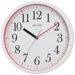 Reloj Rhythm De Pared CMG600NR72 Básico Redondo Blanco