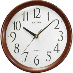 Reloj Rhythm De Pared CMG964NR06 Decorativos Redondo Marrón