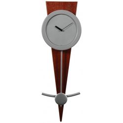 Reloj Rhythm De Pared CMP501-R06 Decorativos Marrón Pendulo