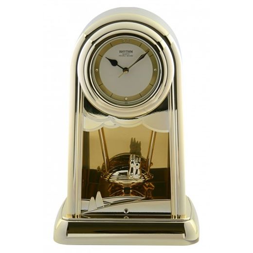 Reloj Rhythm De Sobremesa 4RJ621-R18 Decorativos Dorado Torre