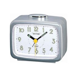 Reloj Rhythm Despertador 4RA456WR19 Campana Plateado