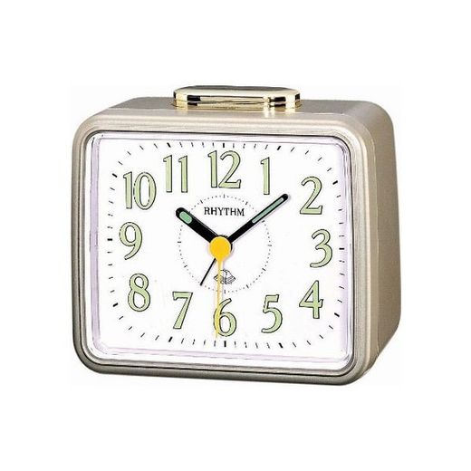 Reloj Rhythm Despertador 4RA457WR18 Campana Dorado