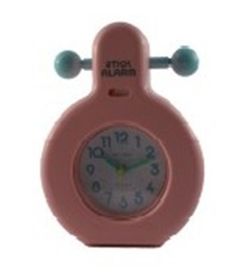 Reloj Rhythm Despertador 4RE799-R13 Beep Rosa