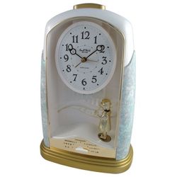 Rhythm Alarm Clock 4RM731RH05 Beep White Bicolor Blue