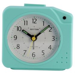 Reloj Rhythm Despertador 4SE440WR04 Beep Turquesa