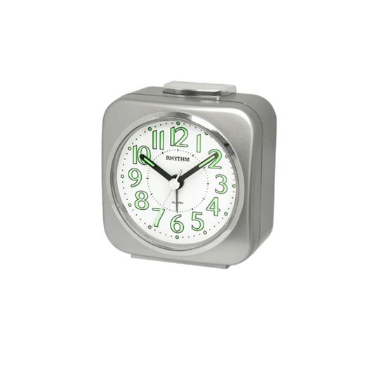 Rhythm Alarm Clock CRE233NR19 Beep Grey