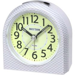 Reloj Rhythm Despertador CRE854NR03 Beep Gris