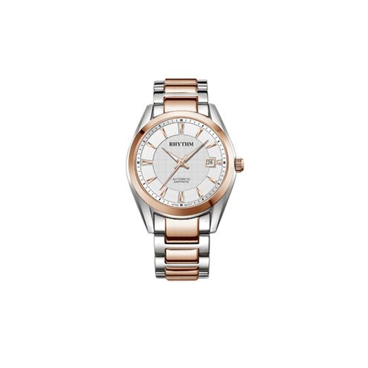 Montre homme Rhythm A1401S04 acier bicolore rose